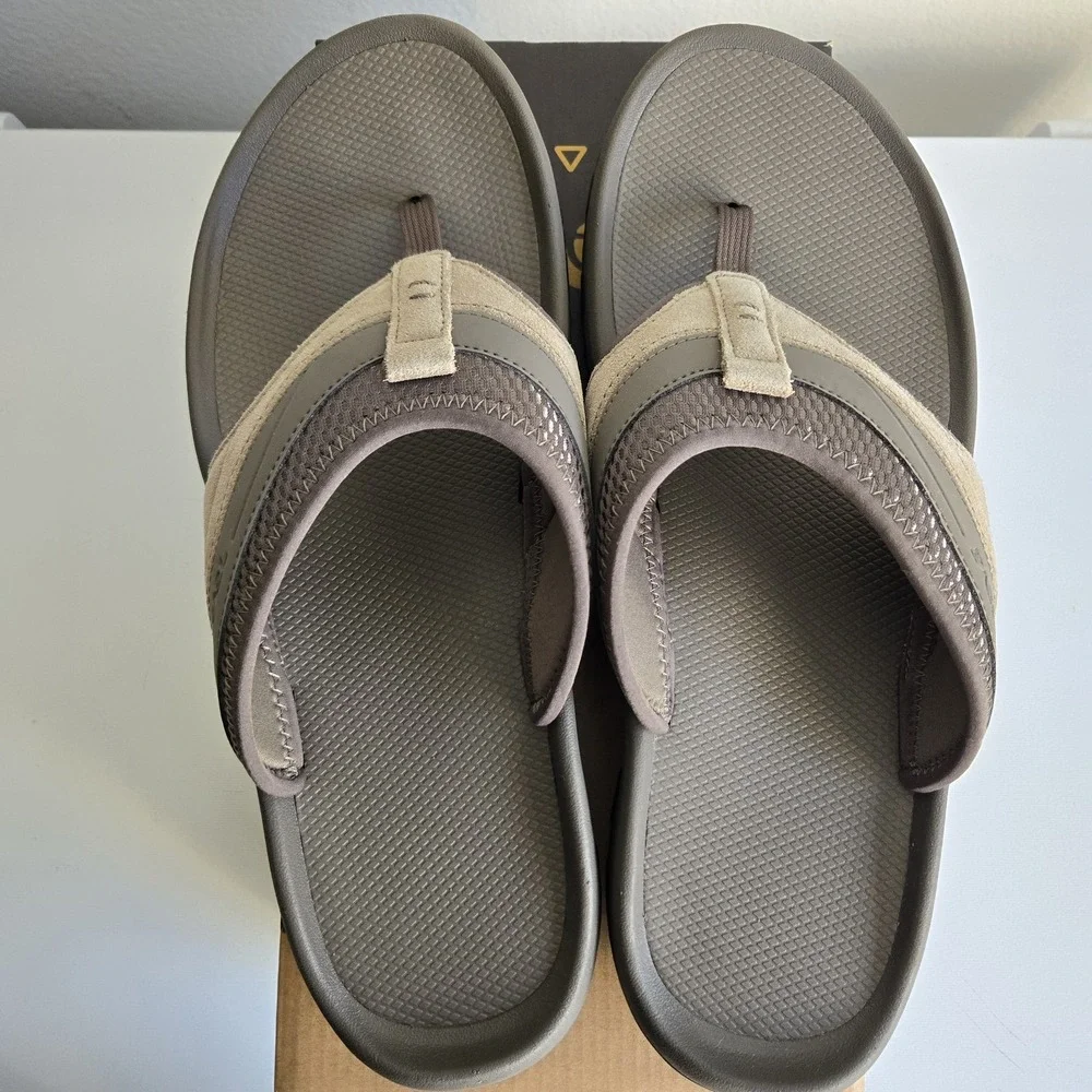 Teva Pajaro Dune Toe Post Flip‎ Flop Sandal Men's US Size 14 New Leather